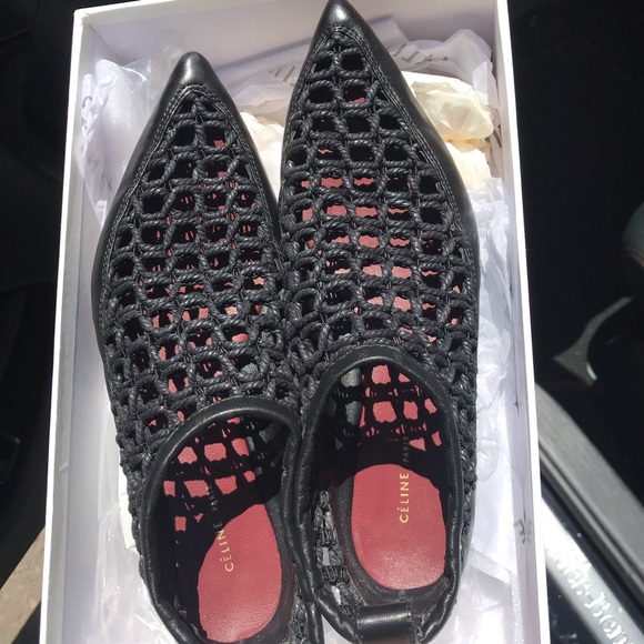 Celine Shoes - CELINE Neck mesh&nappa lambs 36